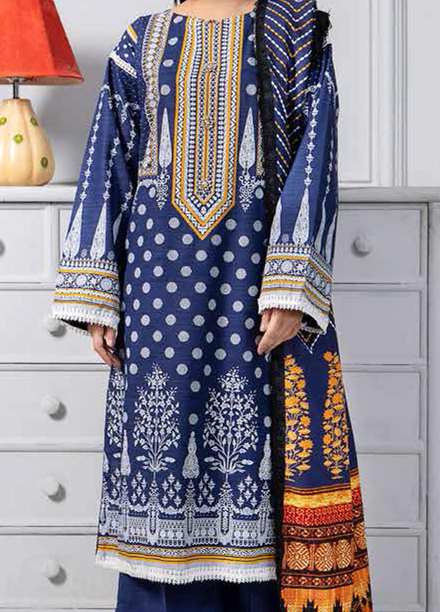 Ittehad Textiles Printed Khaddar Suits Unstitched 3 Piece ITD21K DGK-AMANI - Winter Collection