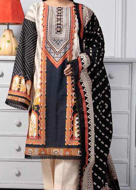 Ittehad Textiles Printed Khaddar Suits Unstitched 3 Piece ITD21K DGK-KOHL WHISPER - Winter Collection