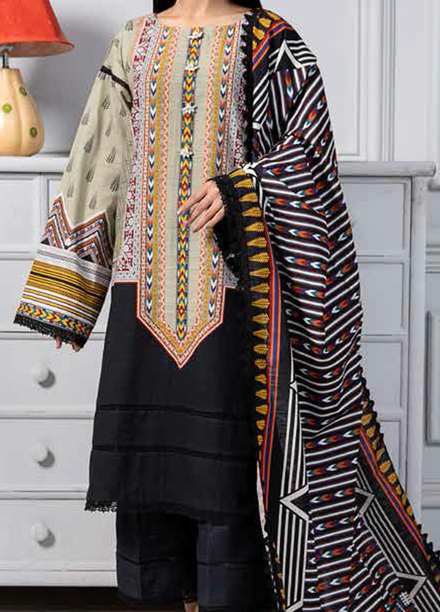 Ittehad Textiles Printed Khaddar Suits Unstitched 3 Piece ITD21K DGK-MARWA - Winter Collection