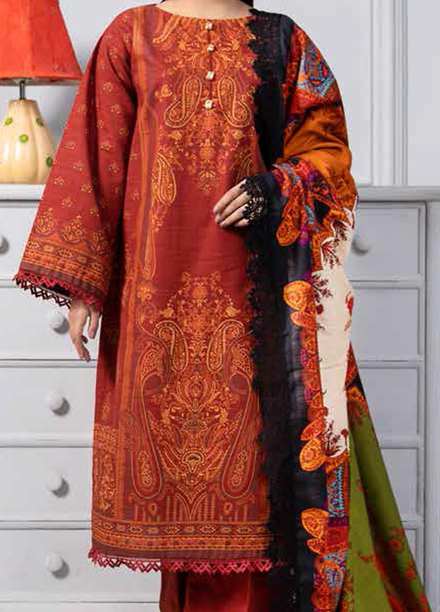 Ittehad Textiles Printed Khaddar Suits Unstitched 3 Piece ITD21K DGK-MILAN - Winter Collection