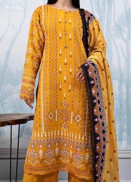 Ittehad Textiles Printed Khaddar Suits Unstitched 3 Piece ITD21K DGK-NAIRA - Winter Collection