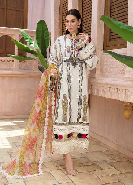 Ittehad Textiles Embroidered Jacquard Suits Unstitched 3 Piece IT21SF INCI - Summer Collection