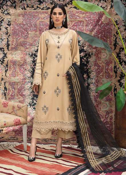 Ittehad Textiles Embroidered Jacquard Suits Unstitched 3 Piece IT21SF KUM - Summer Collection