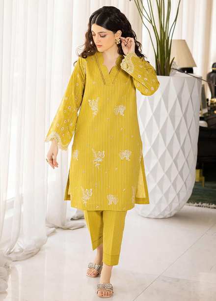 Izel Pret Casual Cotton 2 Piece Suit IZL23P JADE