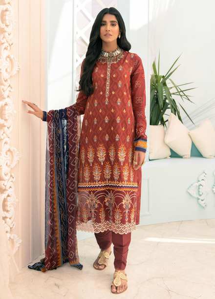 Guzel By Iznik Embroidered Lawn Suits Unstitched 3 Piece IZ21G 08 Tarih - Summer Collection