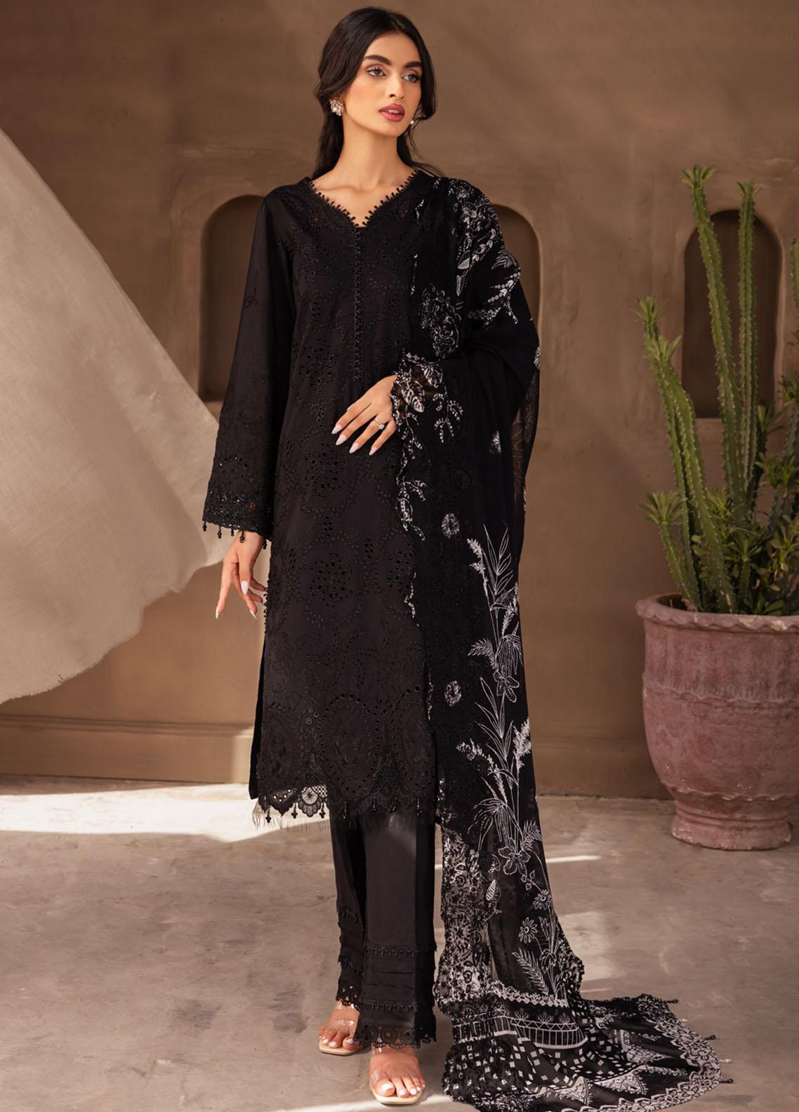 The Secret Garden By Nureh Embroidered Organza Suits Unstitched 3 Piece NU22SG NL-28 - Luxury Formal Collection main image 1