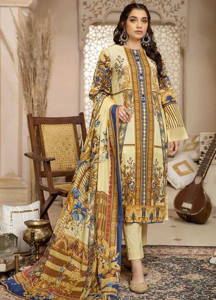 Kross Kulture Pret  Lawn 3 Piece Suit KP3-13