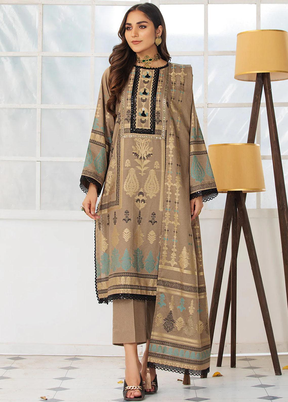 ILAHA Pret Luxury Karandi 3 Piece ILH21W Hale