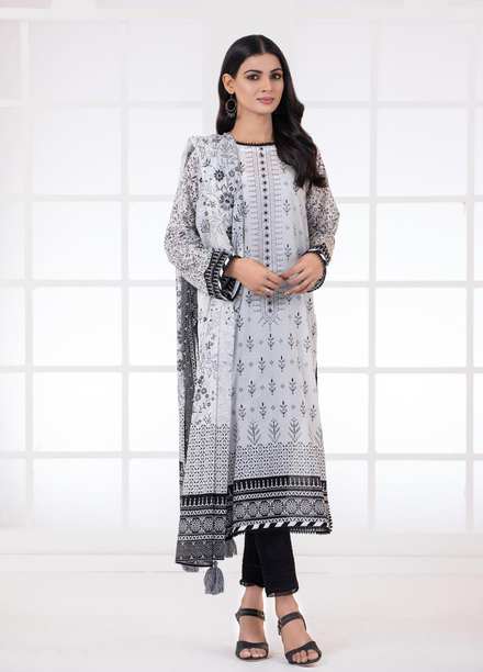 Lakhany Casual Pret  Lawn 3 Piece Suit LSM-2780