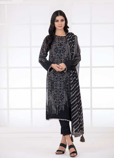 Lakhany Casual Pret  Lawn 3 Piece Suit LSM-2784