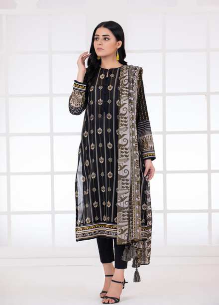 Lakhany Casual Pret  Lawn 3 Piece Suit LSM-2783