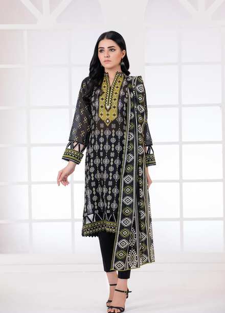 Lakhany Casual Pret  Lawn 3 Piece Suit LSM-2785