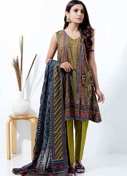 Lakhany Printed Lawn Suits Unstitched 3 Piece LSM21SP PL-2163 - Summer Collection