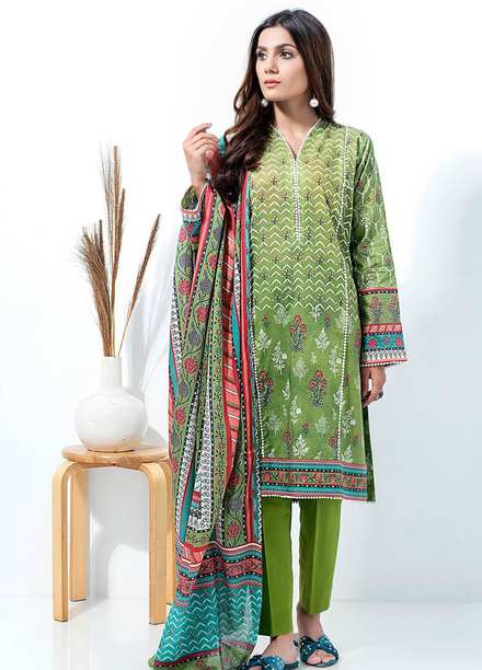 Lakhany Printed Lawn Suits Unstitched 3 Piece LSM21SP PL-2164 - Summer Collection