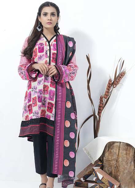 Lakhany Printed Lawn Suits Unstitched 2 Piece LSM21SP SD-2143 - Summer Collection