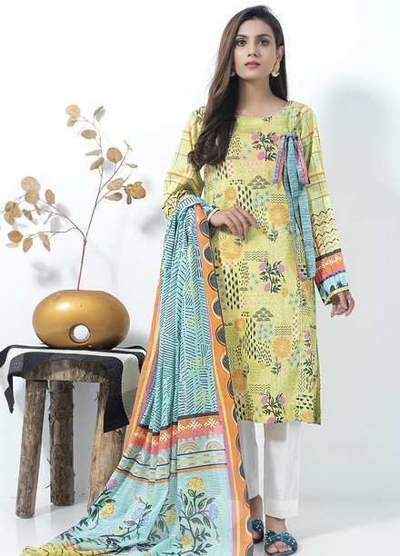 Lakhany Printed Lawn Suits Unstitched 2 Piece LSM21SP SD-2148 - Summer Collection