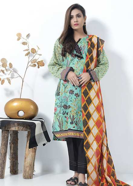 Lakhany Printed Lawn Suits Unstitched 2 Piece LSM21SP SD-2149 - Summer Collection