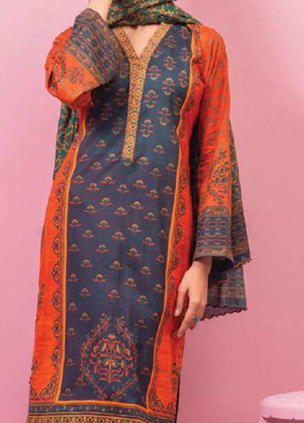 Lamha by Tarzz Printed Lawn Suits Unstitched 2 Piece TZ21L SS-2-07 - Spring / Summer Collection