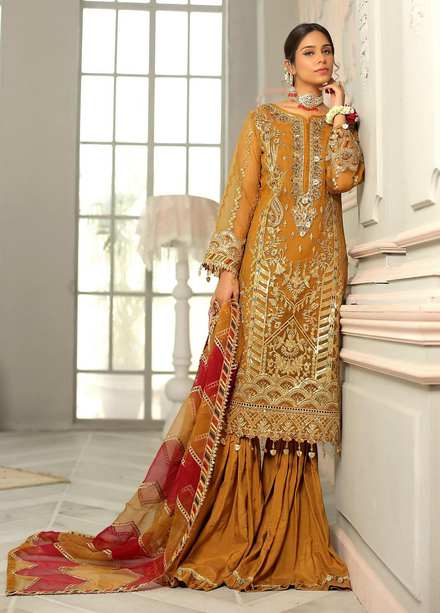 Lemilsa By Maryam's Embroidered  Suits Unstitched 3 Piece MRM22L L-02 - Luxury Collection