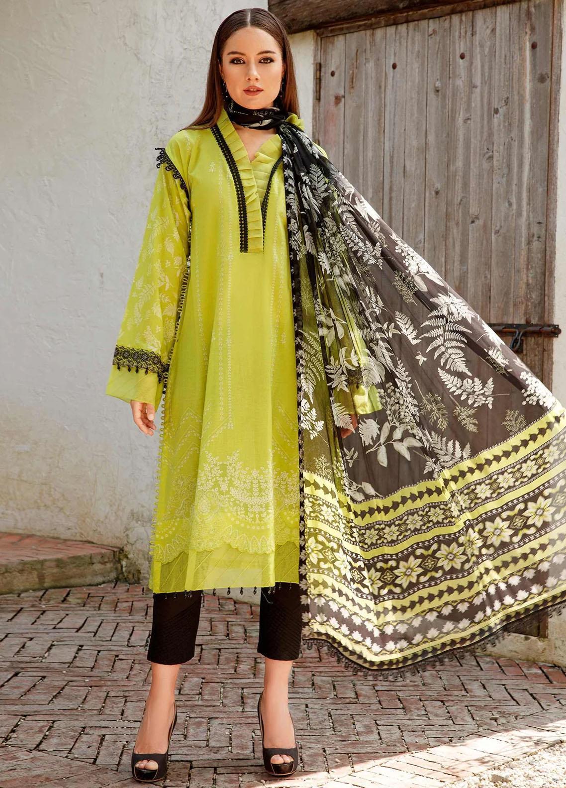 M Prints by Maria B Embroidered Lawn Suits Unstitched 3 Piece MB25MPE 3-B - Summer Collection main image 0
