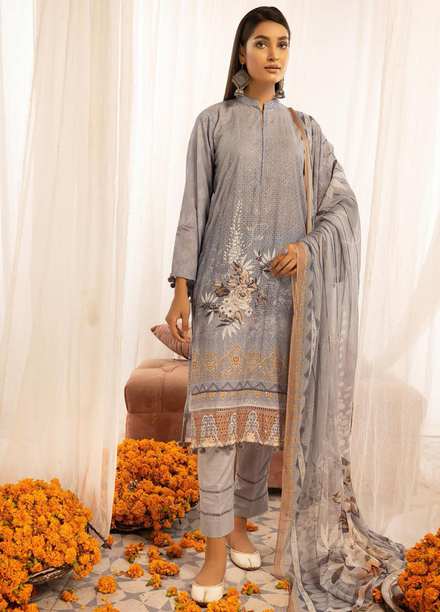 Mahee's By Riaz Arts Chikankari Karandi Suits Unstitched 3 Piece RA22MK 01 - Winter Collection