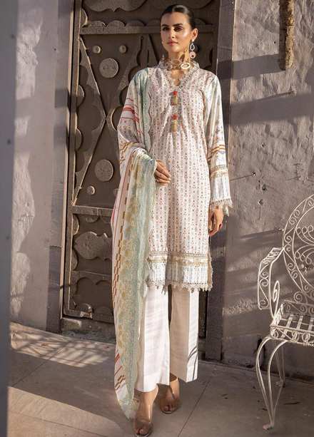 Mahee's By Riaz Arts Embroidered Karandi Suits Unstitched 3 Piece RA22KM 10 - Winter Collection