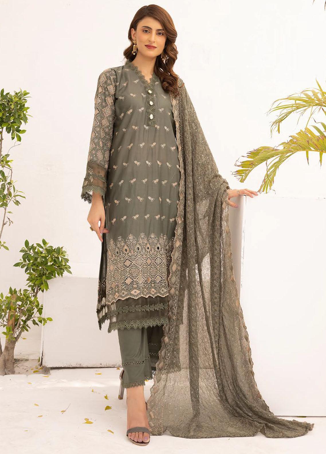 Design 06 Mahees Embroidered Lawn Collection Vol 24 main image 1