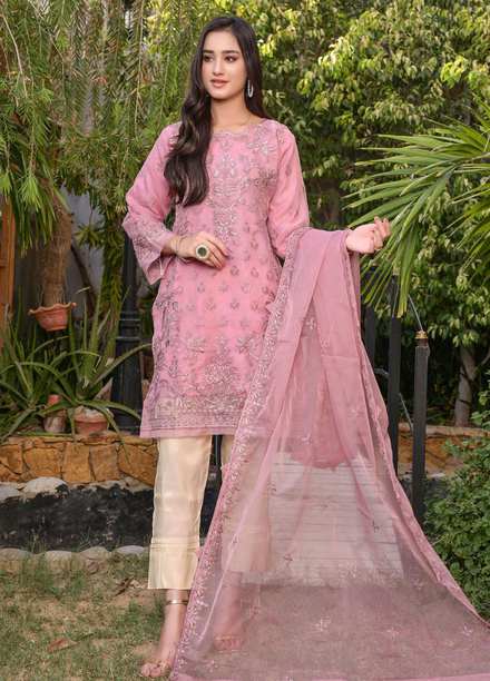 MAK Fashion Pret Embroidered Organza 3 Piece Suit MAK22EF EFO-1002