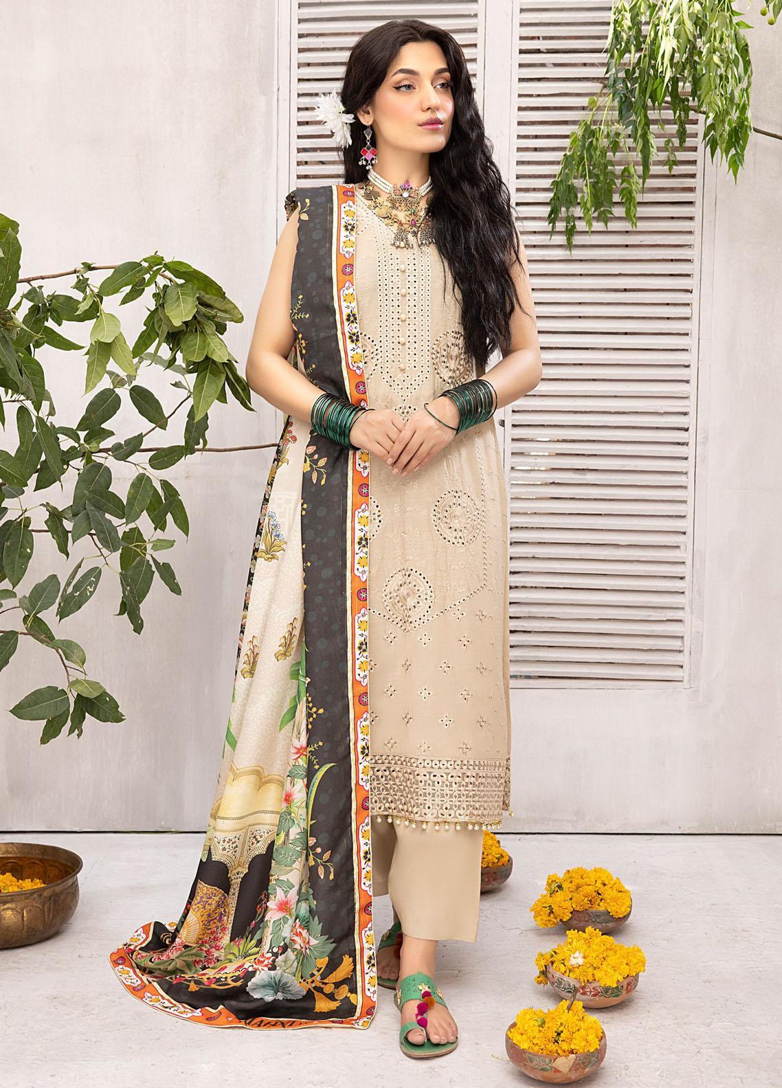 Sirene by Mahnur Unstitched Embroidered Lawn 3 Piece Suit MN26USL S-09 - Summer Collection main image 0