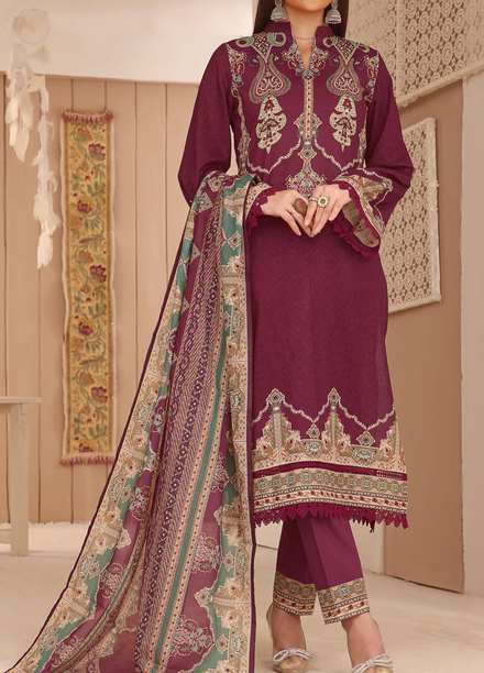 Misri By VS Textiles Printed Lawn Suits Unstitched 3 Piece VS23M 14 - Summer Collection