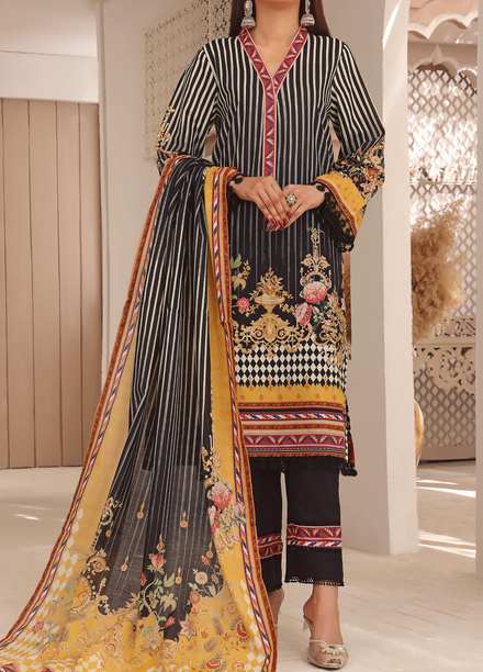 Misri By VS Textiles Printed Lawn Suits Unstitched 3 Piece VS23M 6 - Summer Collection