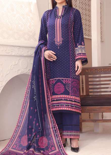 Misri By VS Textiles Printed Lawn Suits Unstitched 3 Piece VS23M 8 - Summer Collection