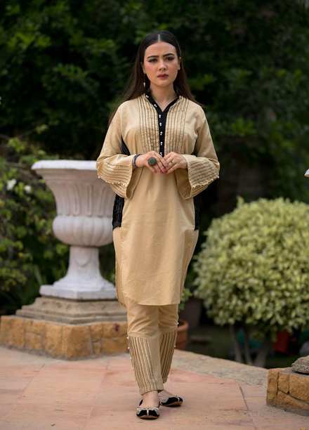 Modest Pret  Cotton 2 Piece Anjuman W49 Skin