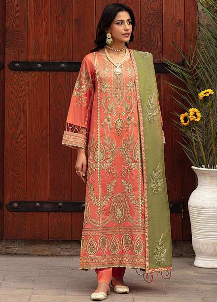 Mohagni Pret Embroidered Lawn 3 Piece Suit SCM-09 