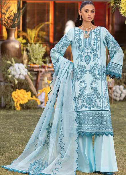 Mohagni Pret Embroidered Lawn 3 Piece Suit SCM-10 