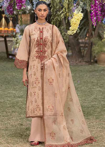 Mohagni Pret Embroidered Lawn 3 Piece Suit SCM-11 