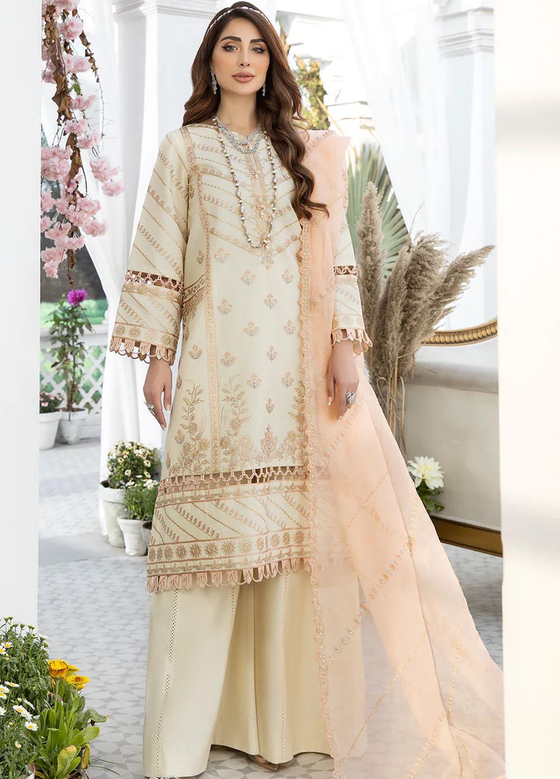Mohagni Pret Embroidered  3 Piece Suit MGG-02 main image 1