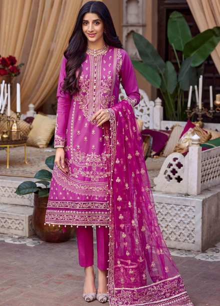 Motifz Embroidered Lawn Suits Unstitched 3 Piece MT23P MWU04042 Amaani - Summer Collection