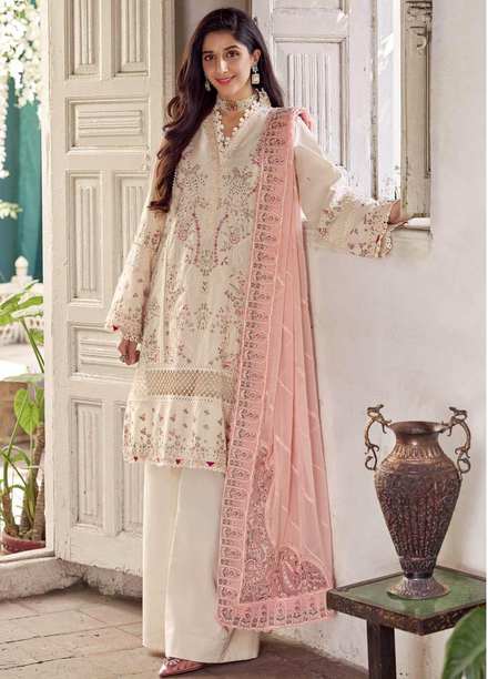 Motifz Embroidered Lawn Suits Unstitched 3 Piece MT23P MWU04043 Jahan - Summer Collection