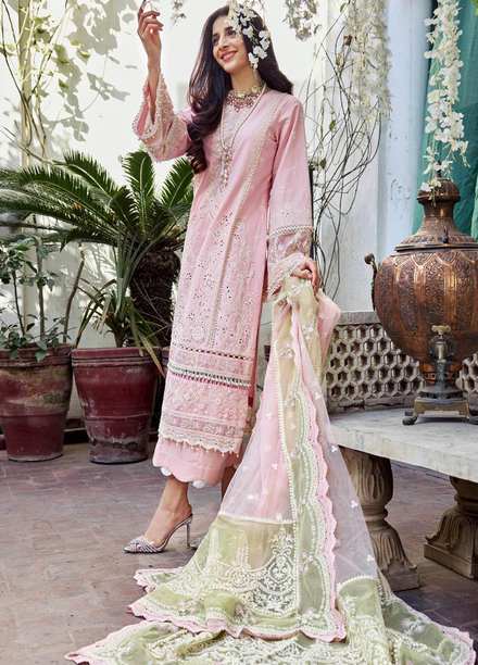 Motifz Embroidered Lawn Suits Unstitched 3 Piece MT23P MWU04045 Zille - Summer Collection