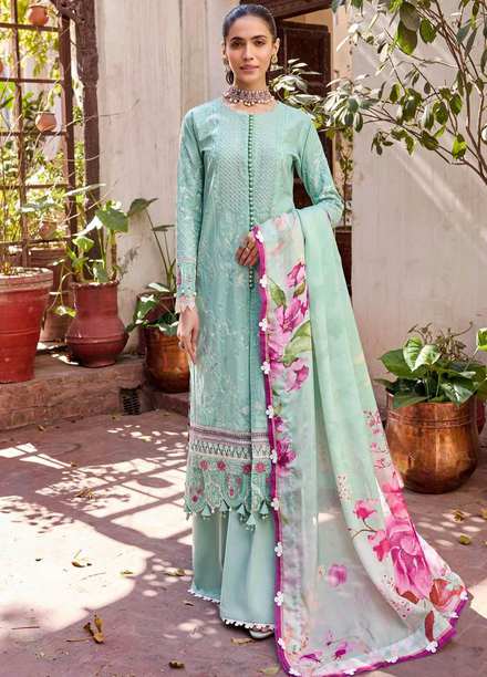 Motifz Embroidered Lawn Suits Unstitched 3 Piece MT23P MWU04047 Gisella - Summer Collection