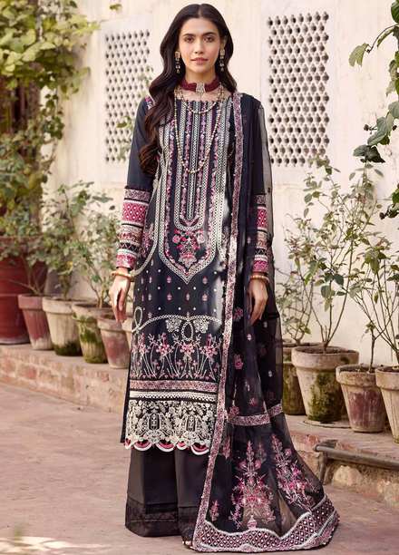 Motifz Embroidered Lawn Suits Unstitched 3 Piece MT23P MWU04048 Fleur - Summer Collection