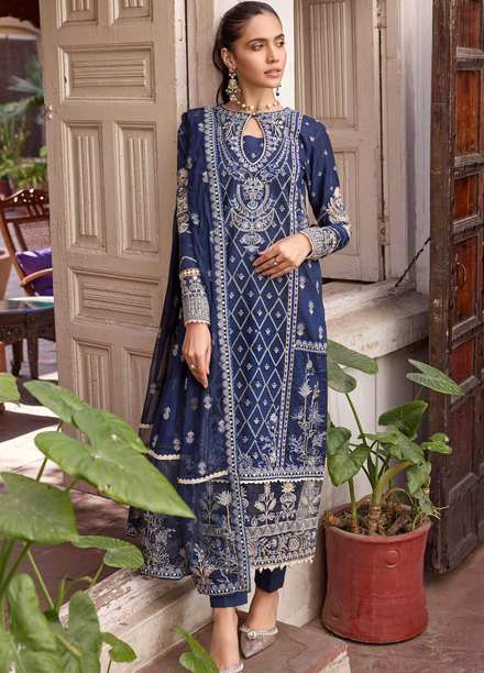 Motifz Embroidered Lawn Suits Unstitched 3 Piece MT23P MWU04054 Livia - Summer Collection