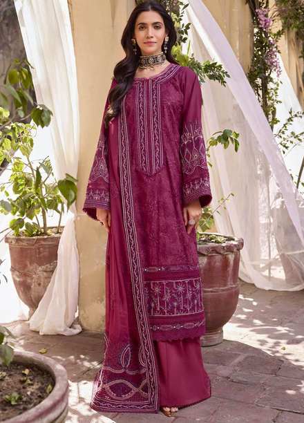 Motifz Embroidered Lawn Suits Unstitched 3 Piece MT23P MWU04060 Kira - Summer Collection