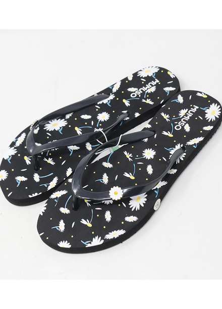 Mumuso Casual Style  Flat Flip Flop 01 DAISY