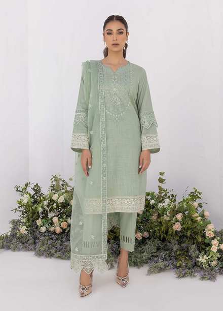 Nuriyaa Pret  Lawn 3 Piece Dress NR23LPS Gul