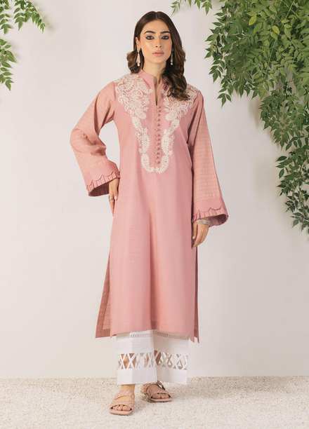 Nuriyaa Casual Pret  Lawn Shirt NR21WT CORAL