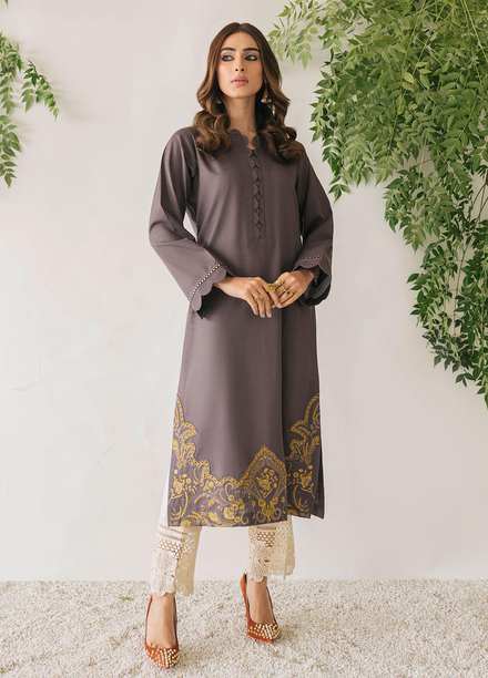 Nuriyaa Casual Pret  Khaddar Shirt NR21WT DIM