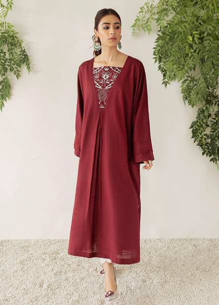 Nuriyaa Casual Pret  Lawn Shirt NR21WT RUBY