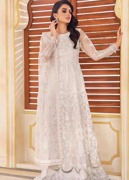 Pareesia By Xenia Formals Embroidered Chiffon Suits Unstitched 3 Piece XE22-P2 05 Jaanem - Luxury Collection